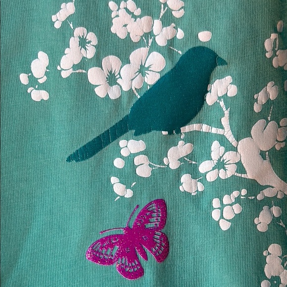 Northern Reflections Aqua Cotton Tee - Picture 4 of 6